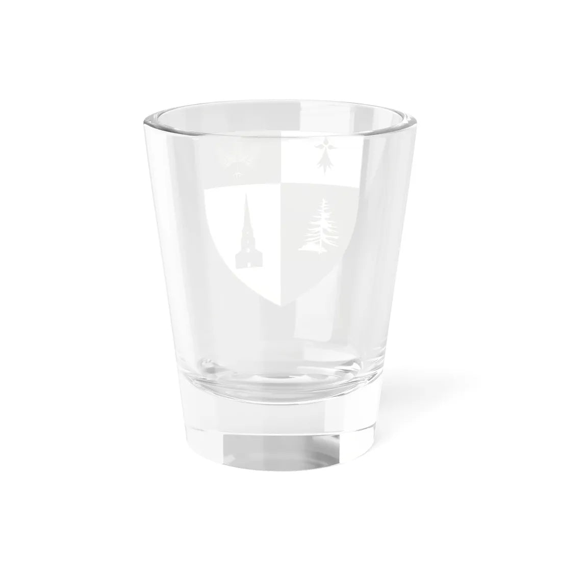 Blason ville fr de Monthault Ille et Vilaine (France) (Coat of Arms) Shot Glass 1.5oz - Go Mug Yourself