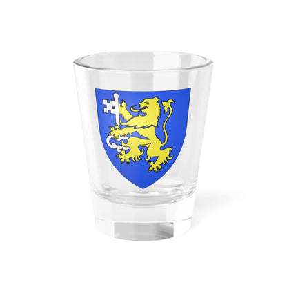 Blason ville fr Dourlers Nord (France) (Coat of Arms) Shot Glass 1.5oz 1.5oz - Go Mug Yourself