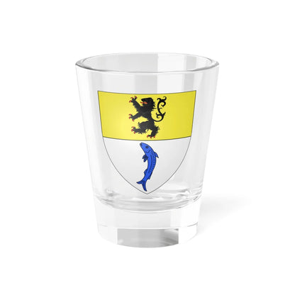 Blason ville fr Dunkerque ancien2 Nord (France) (Coat of Arms) Shot Glass 1.5oz 1.5oz - Go Mug Yourself