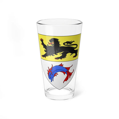 Blason ville fr Dunkerque Nord2 (France) (Coat of Arms) Pint Glass 16oz 16oz - Go Mug Yourself