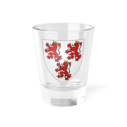 Blason ville fr Eccles Nord (France) (Coat of Arms) Shot Glass 1.5oz 1.5oz - Go Mug Yourself