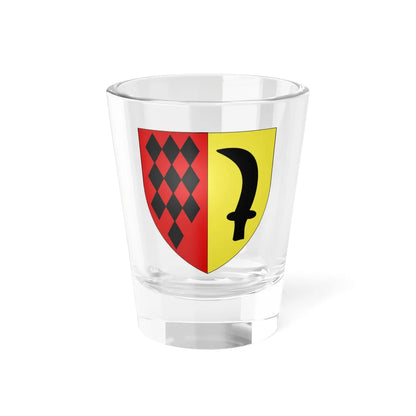 Blason ville fr etroeungt nouveau (France) (Coat of Arms) Shot Glass 1.5oz 1.5oz - Go Mug Yourself