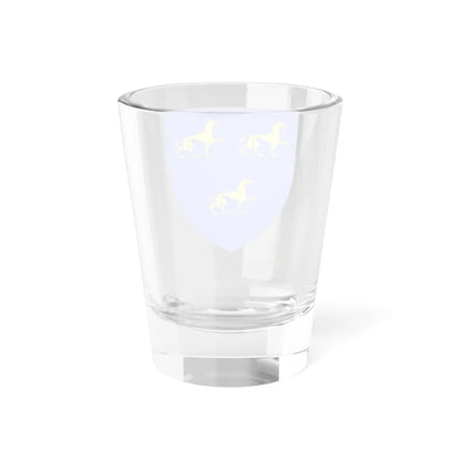 Blason ville fr Gennes-sur-Seiches Ille-et-Vilaine (France) (Coat of Arms) Shot Glass 1.5oz - Go Mug Yourself
