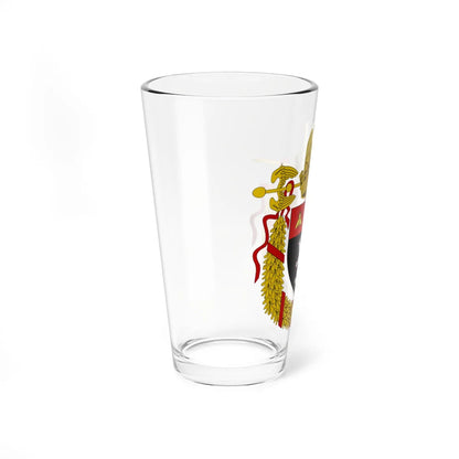 Blason ville fr ghent-Empire avec ornement (Belgium) (Coat of Arms) Pint Glass 16oz - Go Mug Yourself