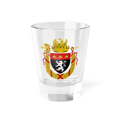 Blason ville fr ghent-Empire avec ornement (Belgium) (Coat of Arms) Shot Glass 1.5oz 1.5oz - Go Mug Yourself