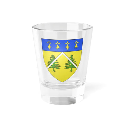Blason ville fr Guichen Ille-et-Vilaine (France) (Coat of Arms) Shot Glass 1.5oz 1.5oz - Go Mug Yourself