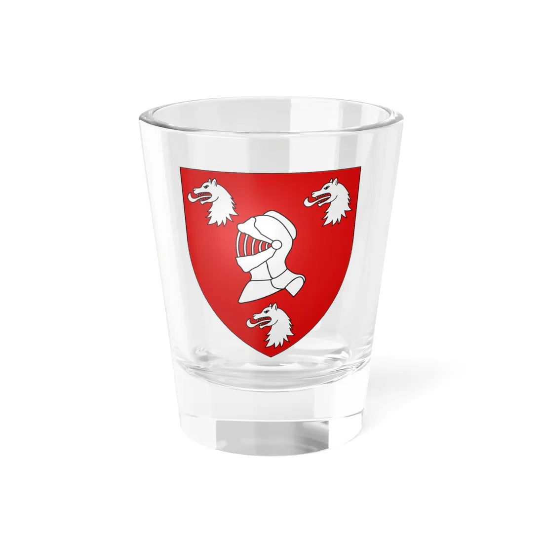 Blason ville fr Guignen Ille-et-Vilaine (France) (Coat of Arms) Shot Glass 1.5oz 1.5oz - Go Mug Yourself