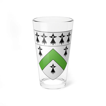 Blason ville fr Hédé Ille-et-Vilaine (France) (Coat of Arms) Pint Glass 16oz 16oz - Go Mug Yourself