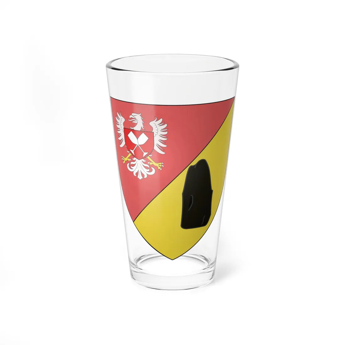 Blason ville fr Iffendic Ille et Vilaine (France) (Coat of Arms) Pint Glass 16oz - Go Mug Yourself