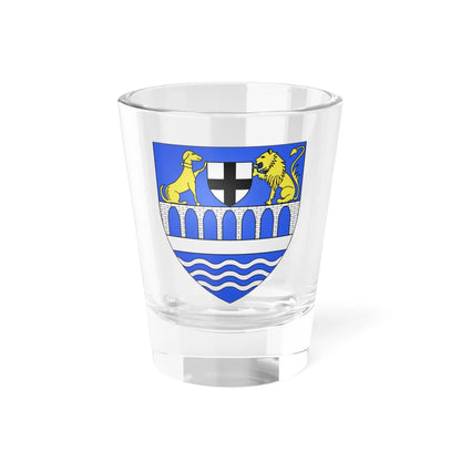 Blason ville fr La Bouëxière Ille-et-Vilaine (France) (Coat of Arms) Shot Glass 1.5oz 1.5oz - Go Mug Yourself