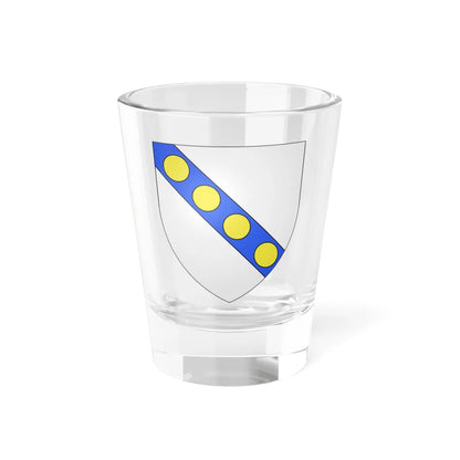 Blason ville fr La Chapelle-des-Fougeretz Ille-et-Vilaine (France) (Coat of Arms) Shot Glass 1.5oz 1.5oz - Go Mug Yourself