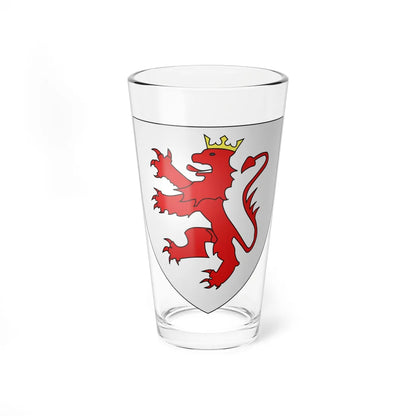 Blason ville fr La Gouesnière (France) (Coat of Arms) Pint Glass 16oz 16oz - Go Mug Yourself