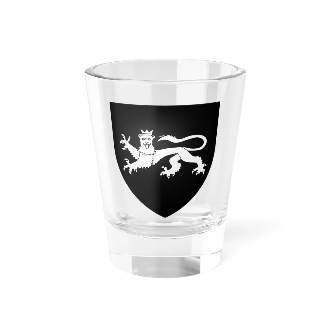 Blason ville fr Langan Ille et Vilaine (France) (Coat of Arms) Shot Glass 1.5oz 1.5oz - Go Mug Yourself