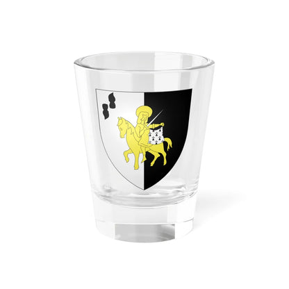 Blason ville fr Lécousse Ille-et-Vilaine (France) (Coat of Arms) Shot Glass 1.5oz 1.5oz - Go Mug Yourself