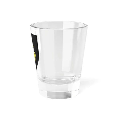 Blason ville fr Lécousse Ille-et-Vilaine (France) (Coat of Arms) Shot Glass 1.5oz - Go Mug Yourself