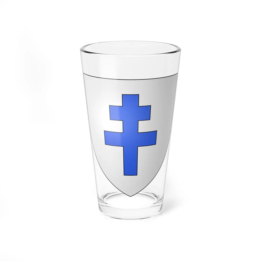 Blason ville fr Le Pertre Ille-et-Vilaine (France) (Coat of Arms) Pint Glass 16oz 16oz - Go Mug Yourself