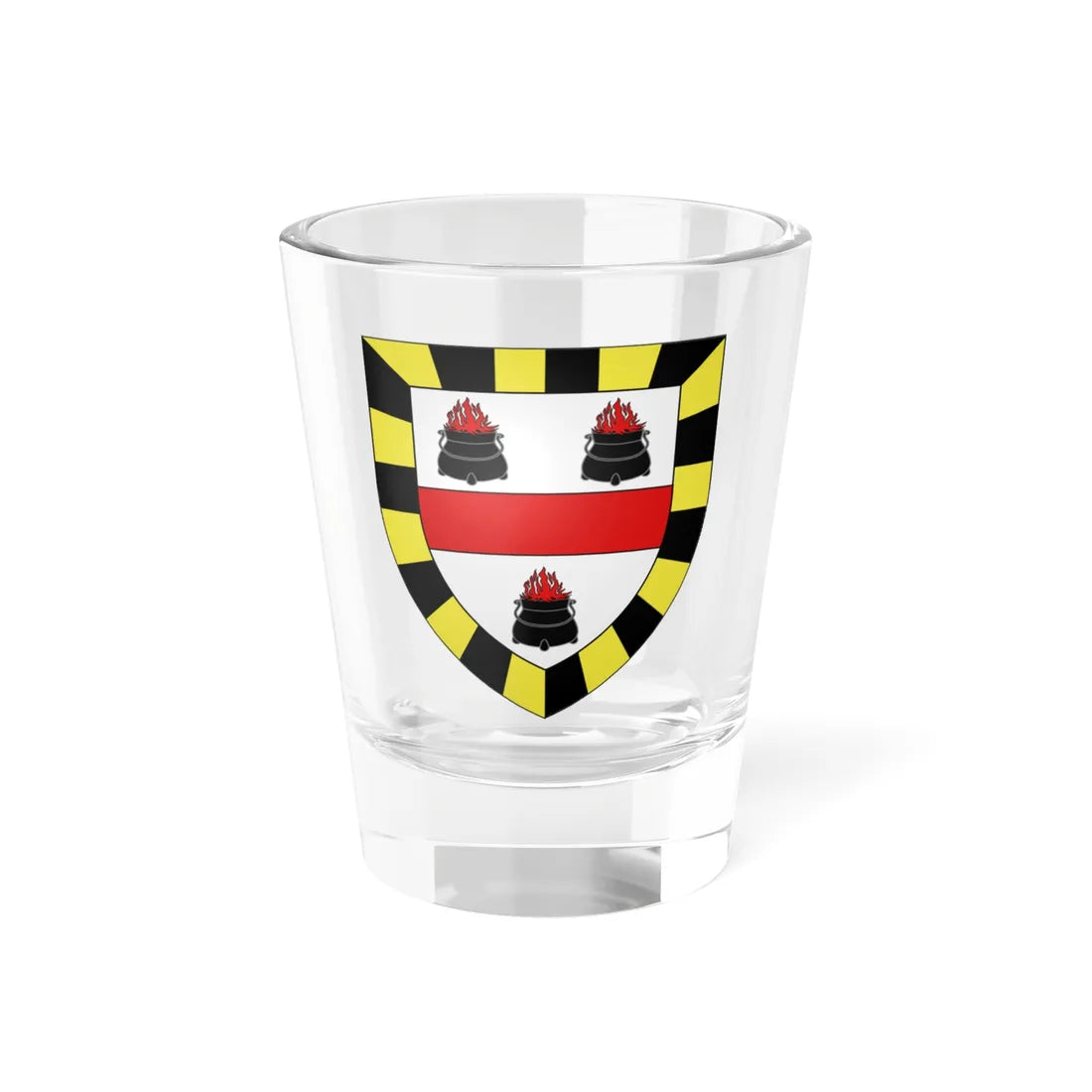 Blason ville fr Le Rheu 35 (France) (Coat of Arms) Shot Glass 1.5oz 1.5oz - Go Mug Yourself