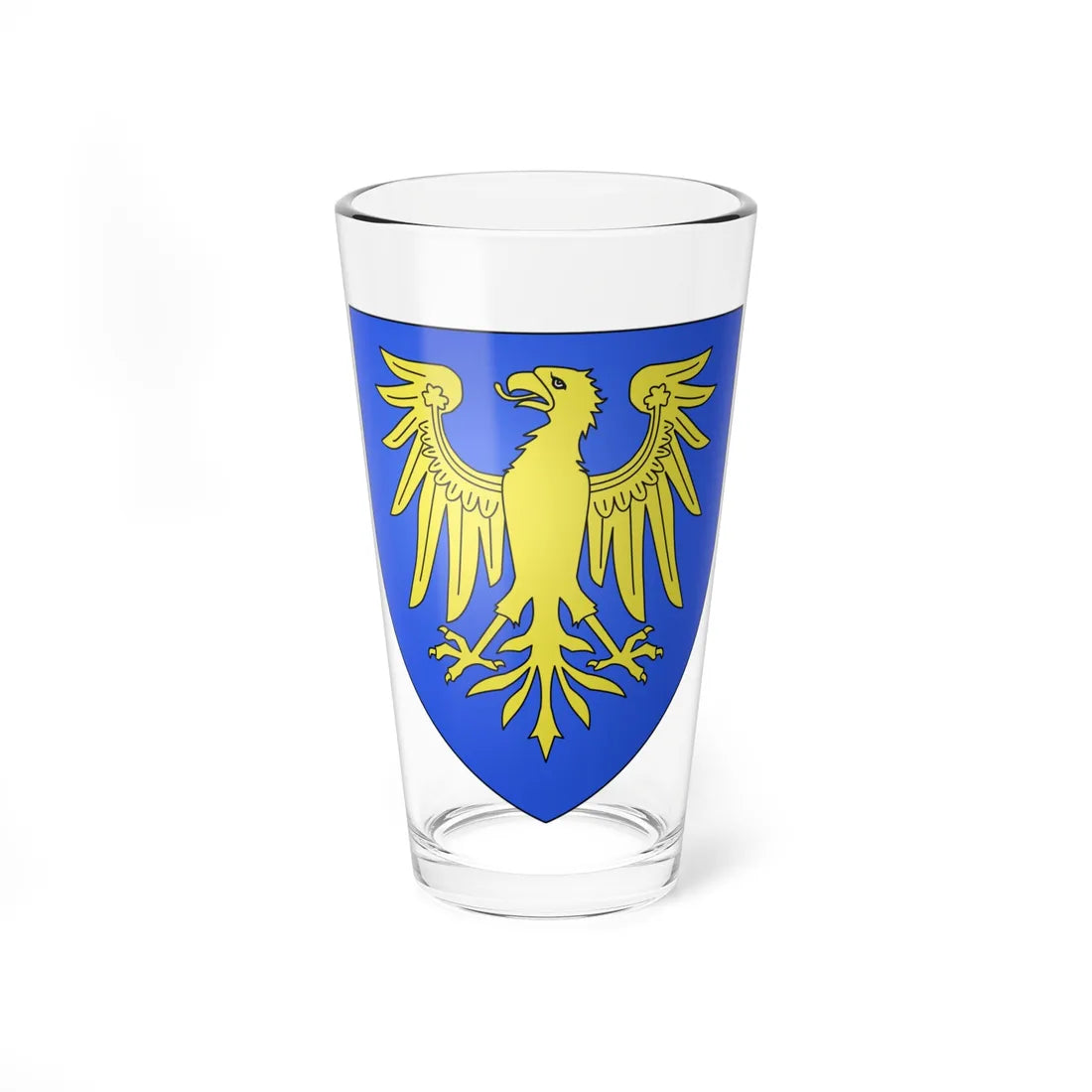 Blason ville fr Le Vivier-sur-Mer (France) (Coat of Arms) Pint Glass 16oz 16oz - Go Mug Yourself