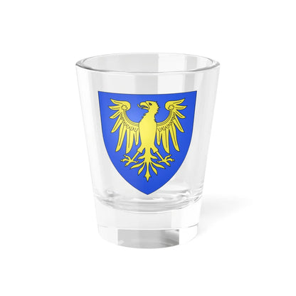 Blason ville fr Le Vivier-sur-Mer (France) (Coat of Arms) Shot Glass 1.5oz 1.5oz - Go Mug Yourself