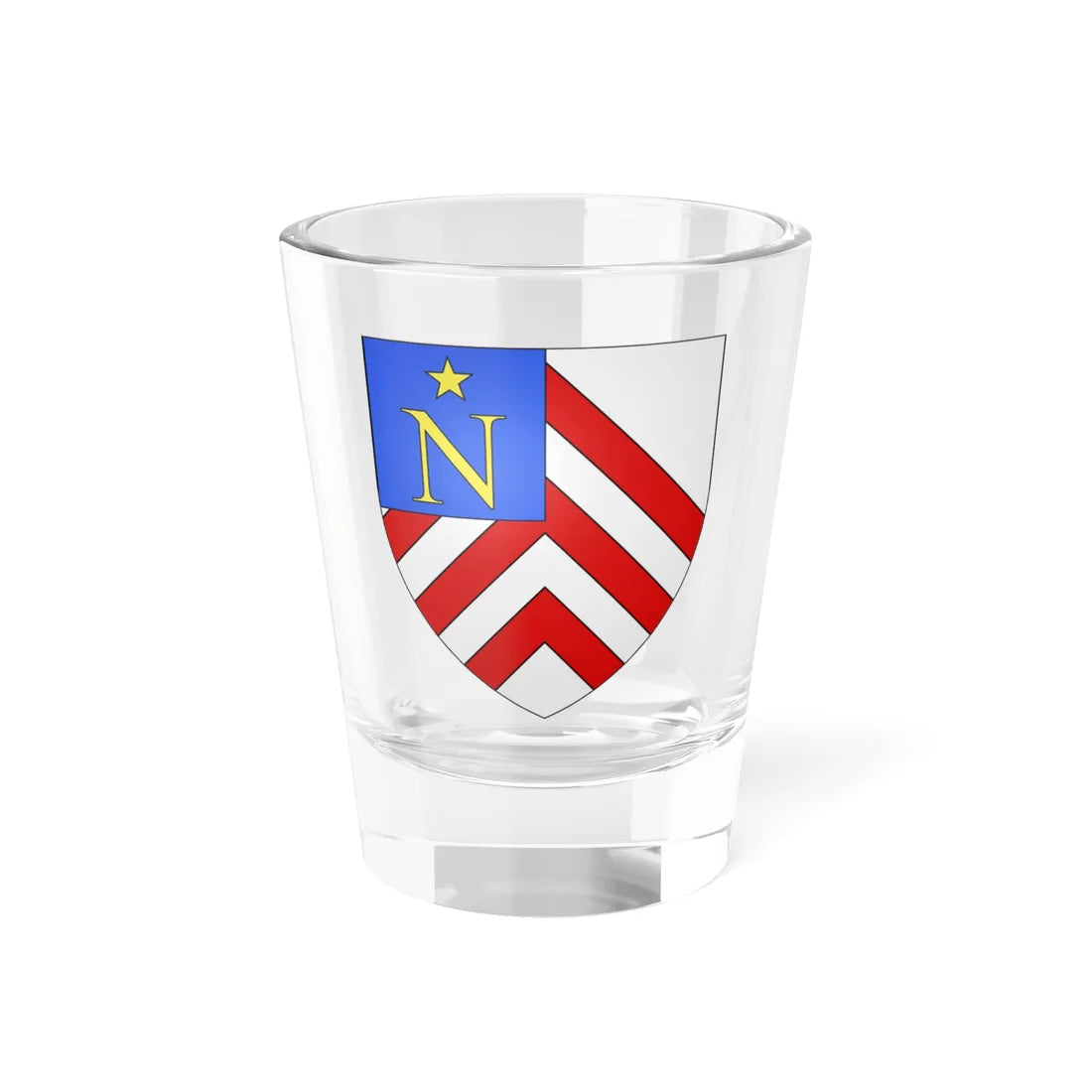 Blason ville fr Lierre-Empire (Belgium) (Coat of Arms) Shot Glass 1.5oz 1.5oz - Go Mug Yourself
