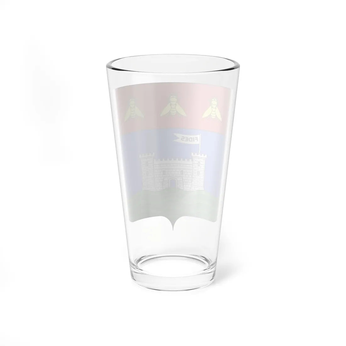 Blason ville fr Livourne-Empire (Italy) (Coat of Arms) Pint Glass 16oz - Go Mug Yourself