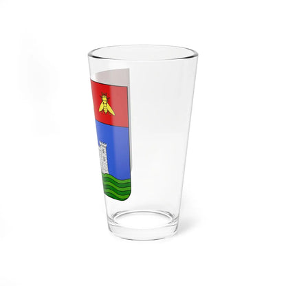 Blason ville fr Livourne-Empire (Italy) (Coat of Arms) Pint Glass 16oz - Go Mug Yourself