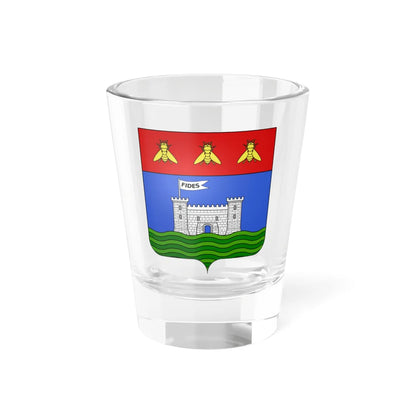 Blason ville fr Livourne-Empire (Italy) (Coat of Arms) Shot Glass 1.5oz 1.5oz - Go Mug Yourself
