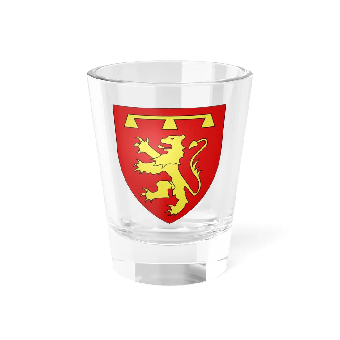 Blason ville fr Marcillé-Robert Ille-et-Vilaine (France) (Coat of Arms) Shot Glass 1.5oz 1.5oz - Go Mug Yourself