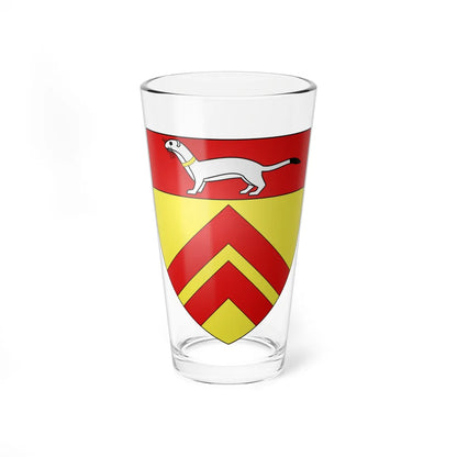 Blason ville fr Mernel Ille-et-Vilaine (France) (Coat of Arms) Pint Glass 16oz 16oz - Go Mug Yourself