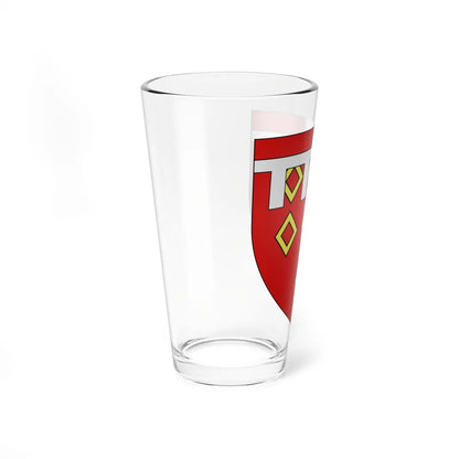 Blason ville fr Montauban de Bretagne (France) (Coat of Arms) Pint Glass 16oz - Go Mug Yourself