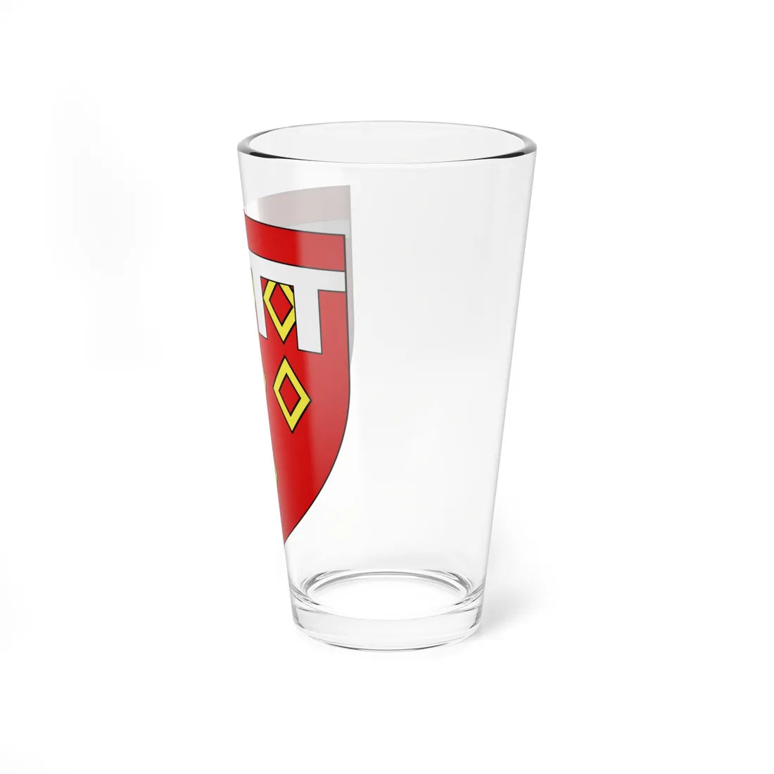 Blason ville fr Montauban de Bretagne (France) (Coat of Arms) Pint Glass 16oz - Go Mug Yourself