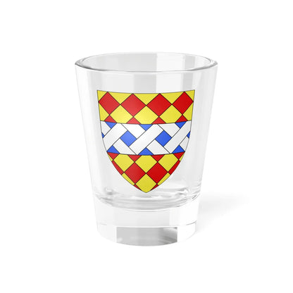 Blason ville fr Montgermont Ille-et-Vilaine (France) (Coat of Arms) Shot Glass 1.5oz 1.5oz - Go Mug Yourself
