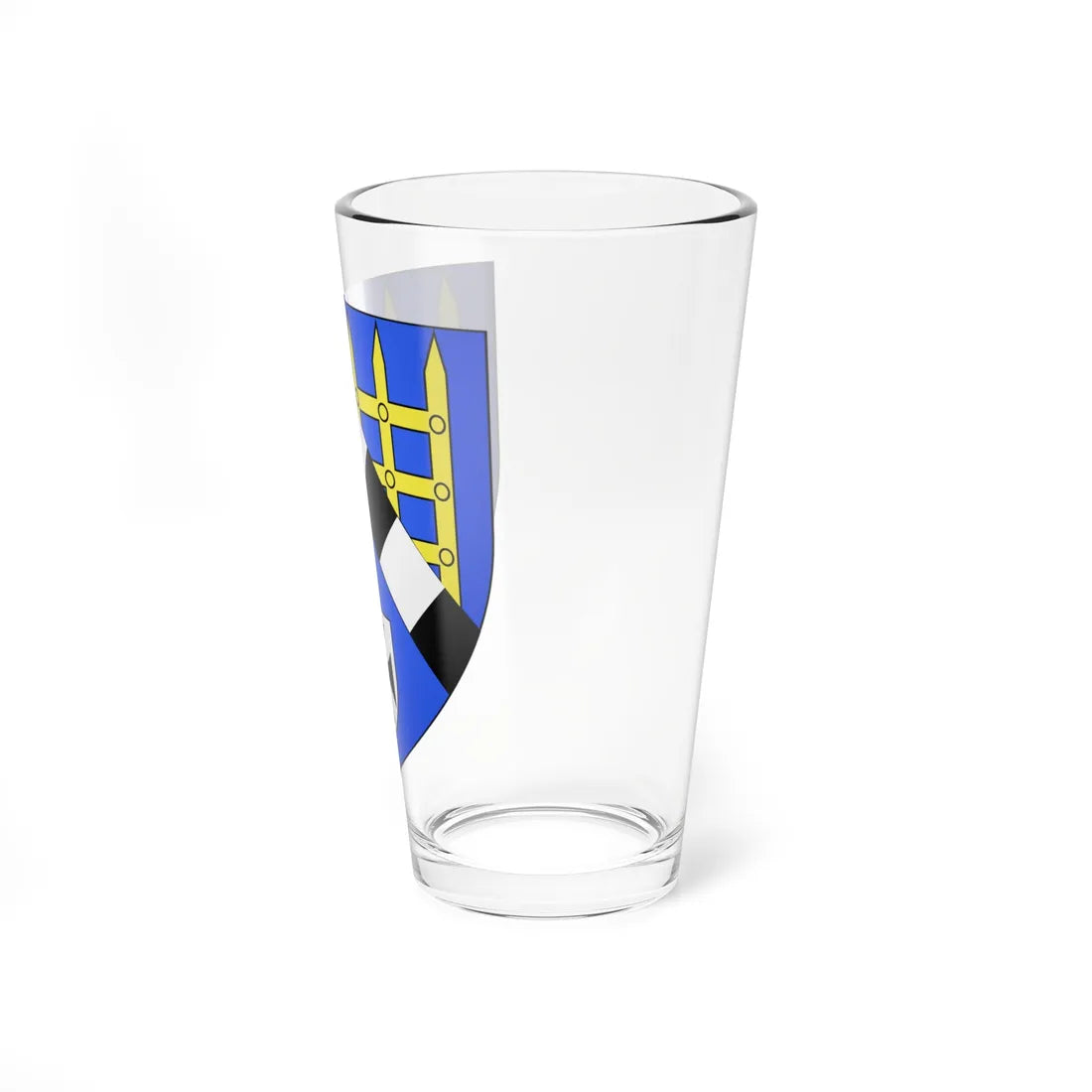 Blason ville fr Parthenay-de-Bretagne Ille-et-Vilaine (France) (Coat of Arms) Pint Glass 16oz - Go Mug Yourself
