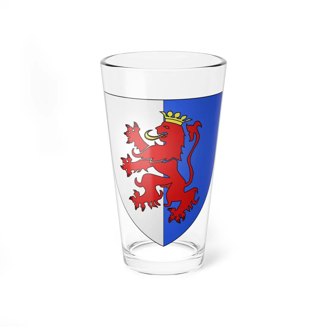 Blason ville fr Poilley Ille-et-Vilaine (France) (Coat of Arms) Pint Glass 16oz 16oz - Go Mug Yourself