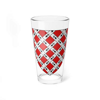 Blason ville fr Retiers Ille-et-Vilaine (France) (Coat of Arms) Pint Glass 16oz 16oz - Go Mug Yourself