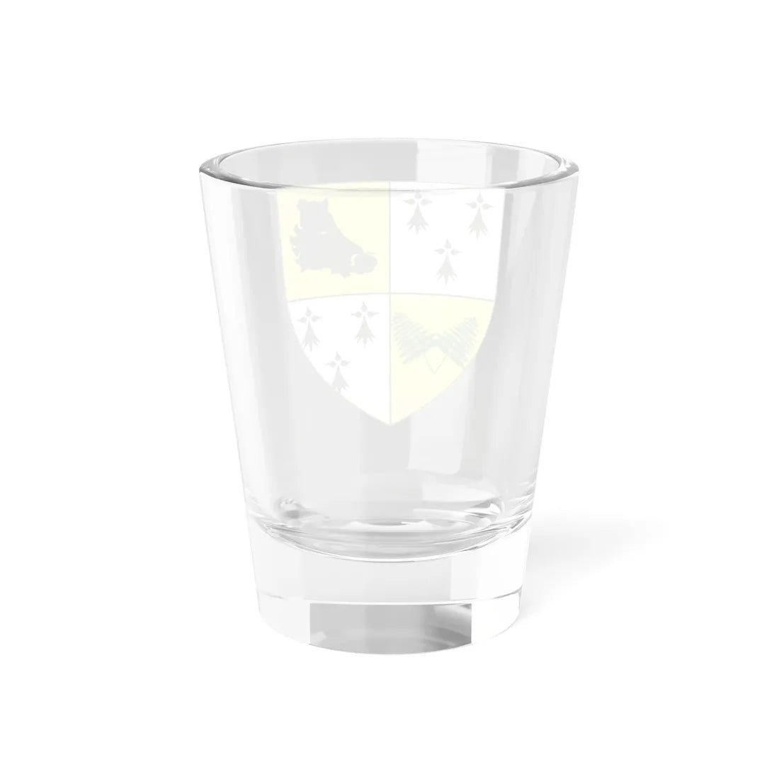 Blason ville fr Romagné Ille-et-Vilaine (France) (Coat of Arms) Shot Glass 1.5oz - Go Mug Yourself