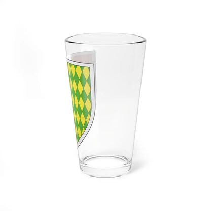 Blason ville fr Saint-Aubin-dAubigné Ille-et-Vilaine (France) (Coat of Arms) Pint Glass 16oz - Go Mug Yourself