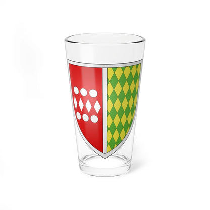 Blason ville fr Saint-Aubin-dAubigné Ille-et-Vilaine (France) (Coat of Arms) Pint Glass 16oz - Go Mug Yourself