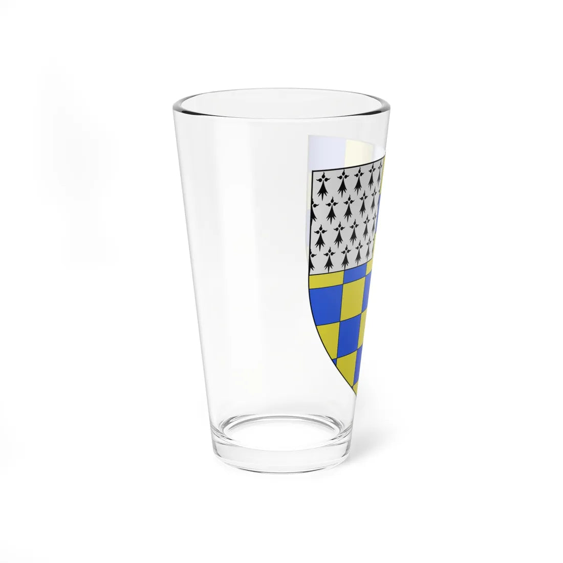 Blason ville fr Saint Aubin du Cormier (France) (Coat of Arms) Pint Glass 16oz - Go Mug Yourself