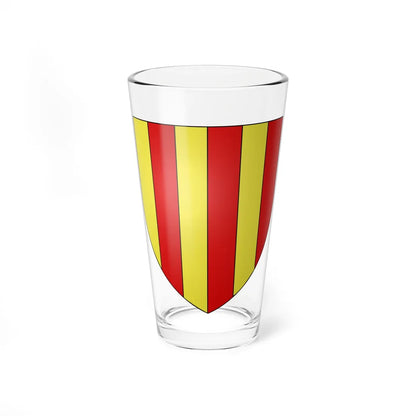 Blason ville fr Saint-Brice-en-Coglès 35 (France) (Coat of Arms) Pint Glass 16oz 16oz - Go Mug Yourself