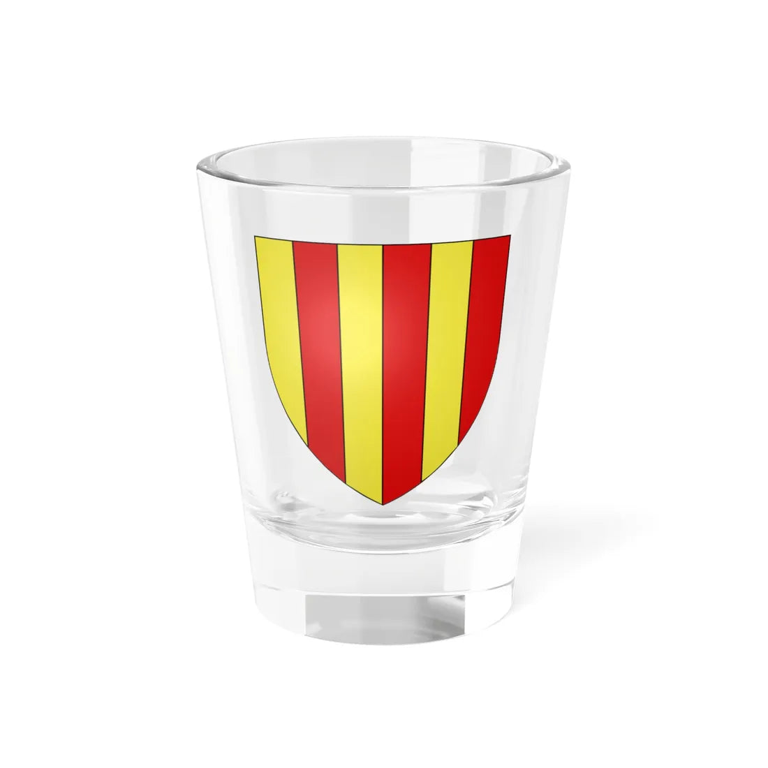 Blason ville fr Saint-Brice-en-Coglès 35 (France) (Coat of Arms) Shot Glass 1.5oz 1.5oz - Go Mug Yourself