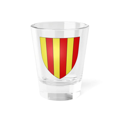 Blason ville fr Saint-Brice-en-Coglès 35 (France) (Coat of Arms) Shot Glass 1.5oz 1.5oz - Go Mug Yourself