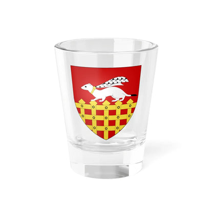 Blason ville fr Saint-Malo (France) (Coat of Arms) Shot Glass 1.5oz 1.5oz - Go Mug Yourself