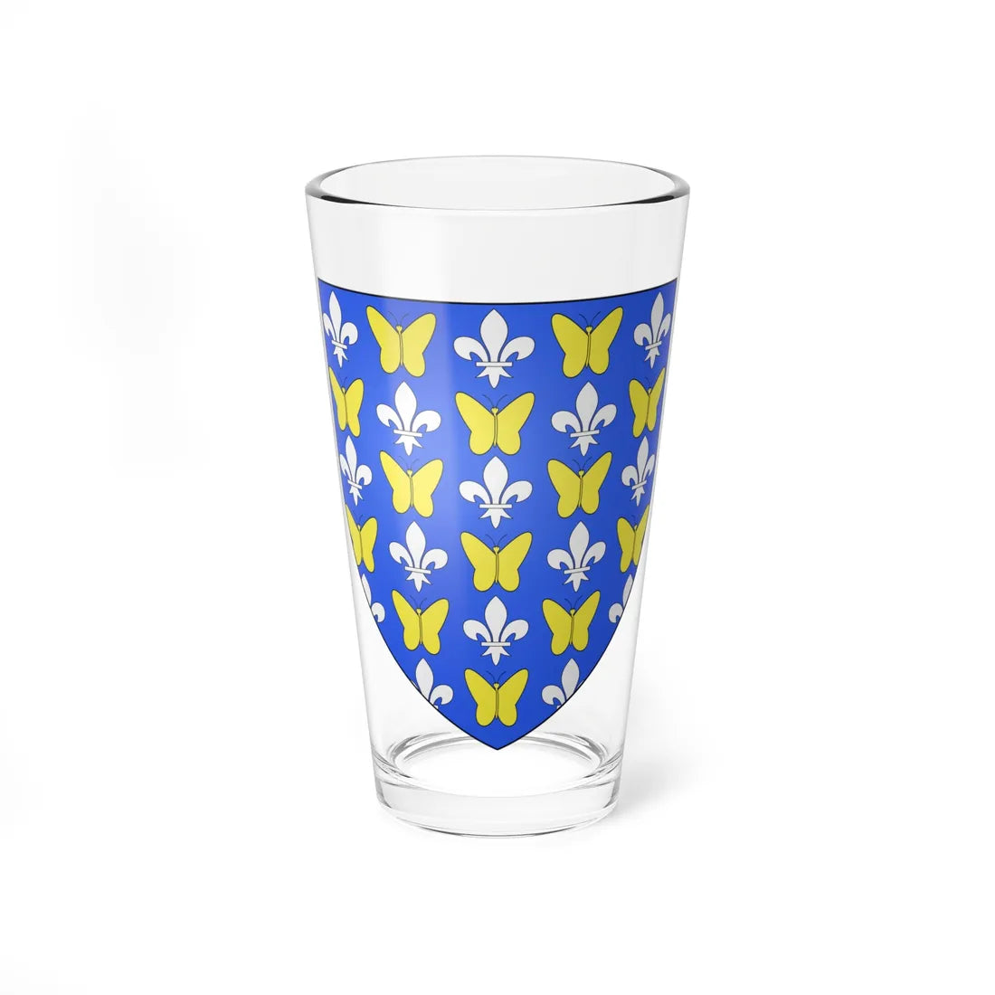 Blason ville fr Saint-Médard-sur-Ille 35 (France) (Coat of Arms) Pint Glass 16oz 16oz - Go Mug Yourself