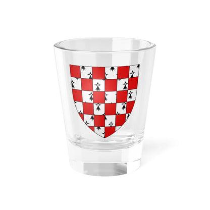 Blason ville fr Saint-MHervé 35 (France) (Coat of Arms) Shot Glass 1.5oz 1.5oz - Go Mug Yourself
