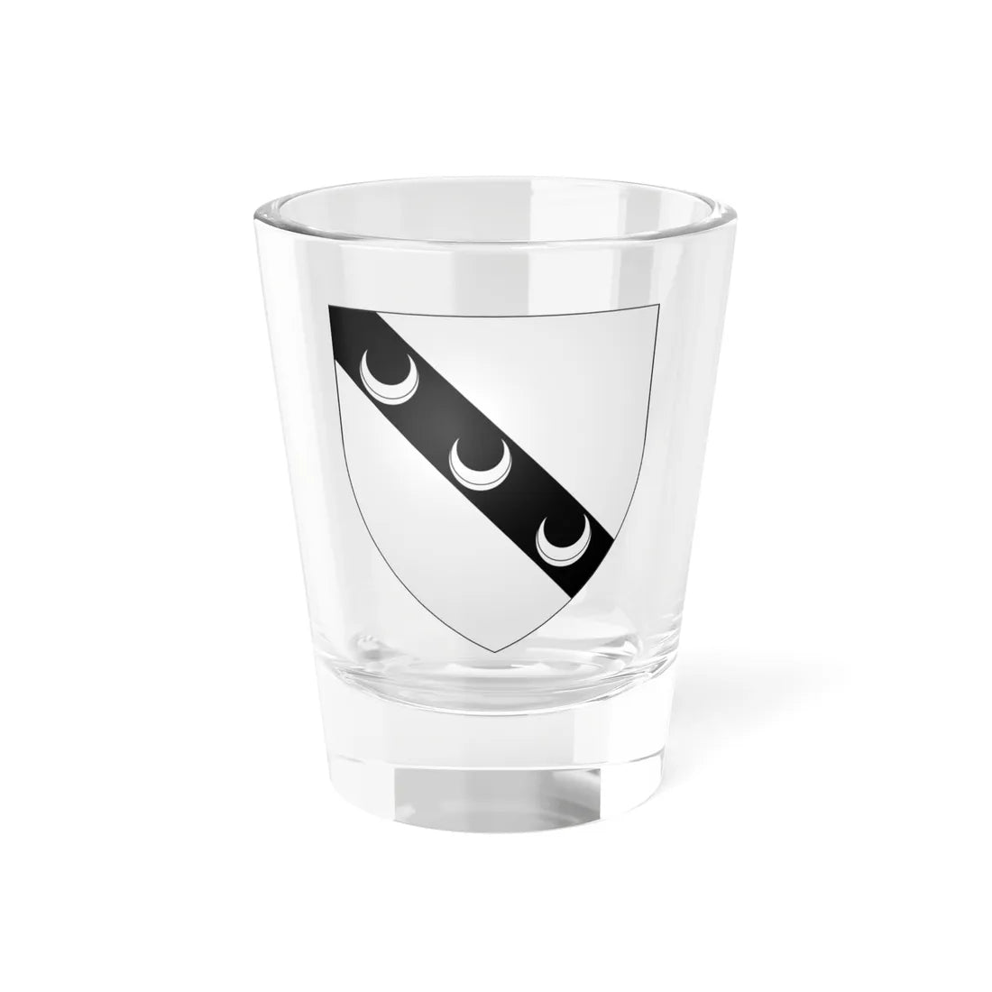 Blason ville fr Saint-Ouen-la-Rouërie Ille-et-Vilaine (France) (Coat of Arms) Shot Glass 1.5oz 1.5oz - Go Mug Yourself