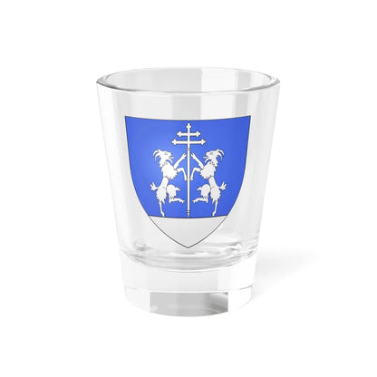Blason ville fr St-Thurial Ille-et-Vilaine (France) (Coat of Arms) Shot Glass 1.5oz 1.5oz - Go Mug Yourself