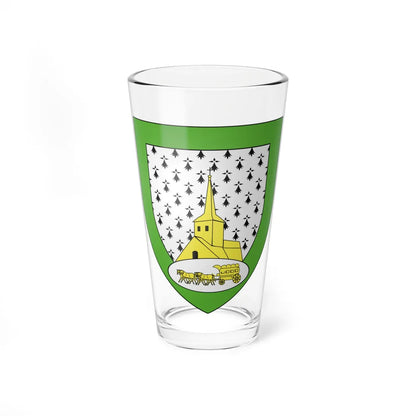 Blason ville fr StLégerdesprés2 (France) (Coat of Arms) Pint Glass 16oz 16oz - Go Mug Yourself