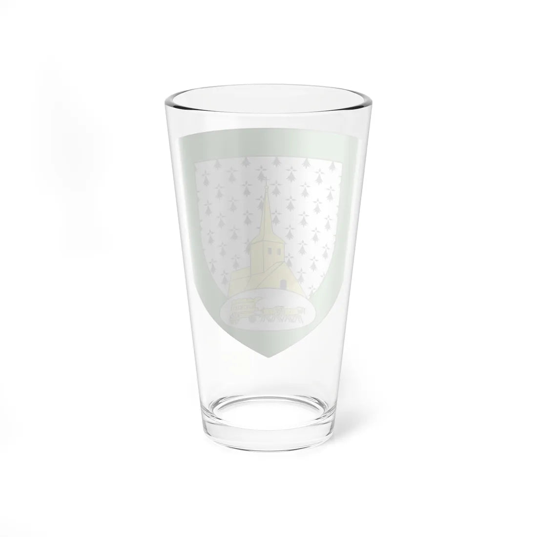Blason ville fr StLégerdesprés2 (France) (Coat of Arms) Pint Glass 16oz - Go Mug Yourself