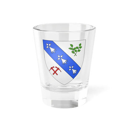 Blason ville fr Teillay Ille-et-Vilaine (France) (Coat of Arms) Shot Glass 1.5oz 1.5oz - Go Mug Yourself